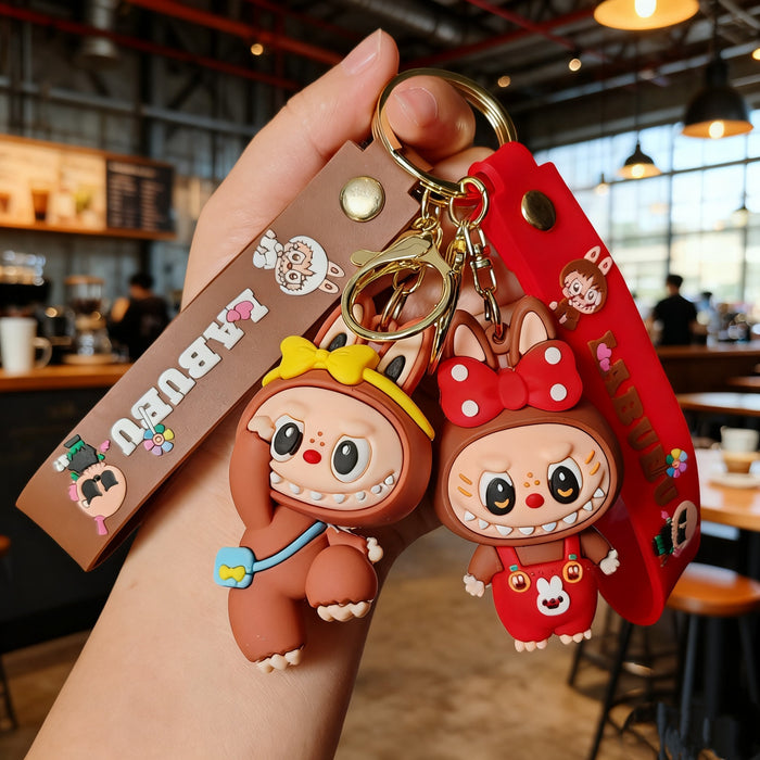 Wholesale Cute cartoon silicone keychain