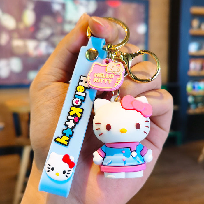 Wholesale Cartoon 3D Doll Rubber Keychain JDC-KC-Tingm045