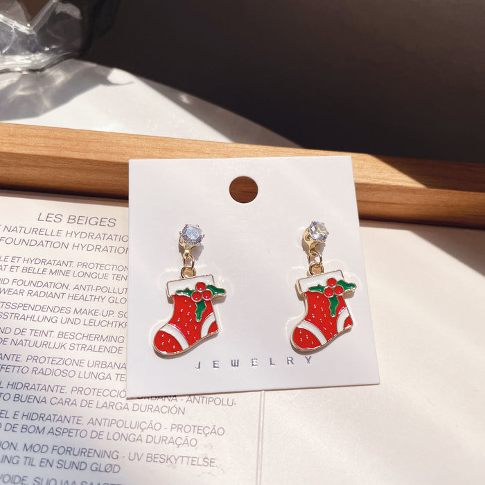 Wholesale Christmas Cute Cartoon Earrings