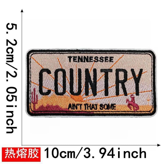 Wholesale English sign cloth DIY Patches