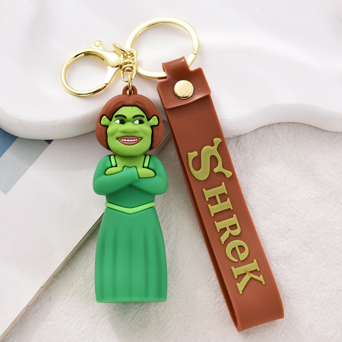 Wholesale New keychain cartoon bag pendant PVC keychain exquisite