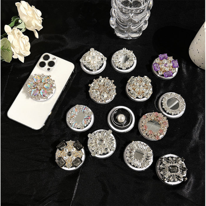 Wholesale Rhinestone Magnetic Phone Ring Holder Retractable Stand