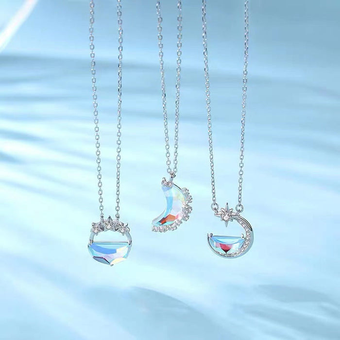 Wholesale Girlfriend Necklace Moon Spring Necklace Alloy JDC-NE-Jingy003