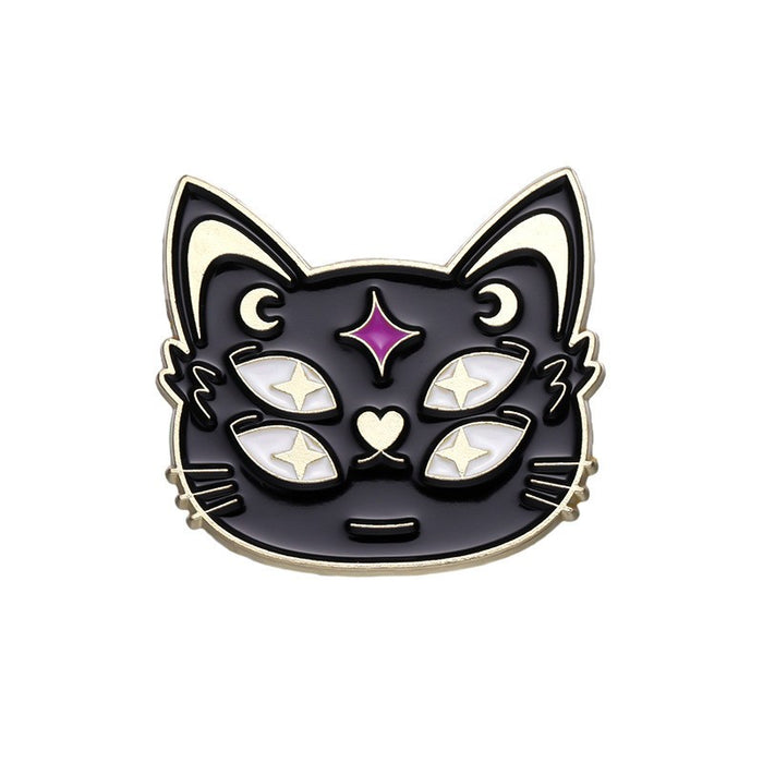 Wholesale Zinc Alloy Purple Romantic Brooch Set Dreamy Design Fashion Accessory