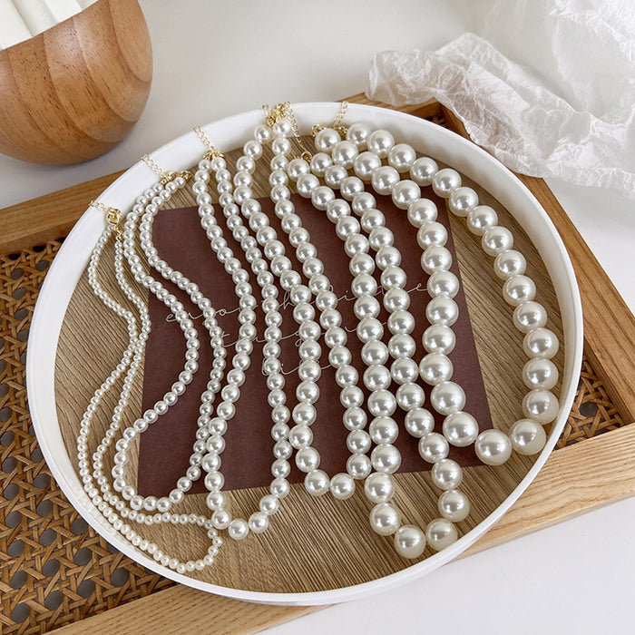 Wholesale Pearl minimalist collarbone chain new necklace necklace necklace