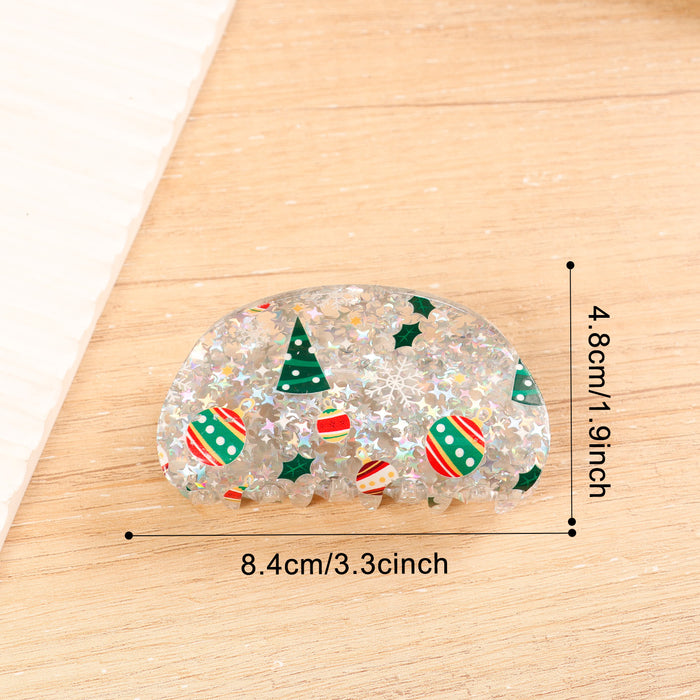Wholesale Christmas ornaments semicircle clip