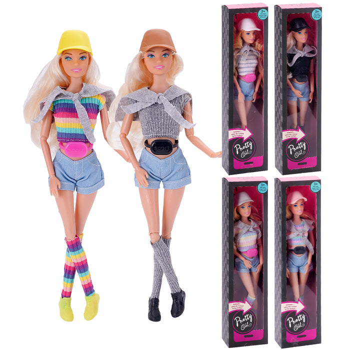 Wholesale 11 Inch 30cm Doll Running Dress Fashion Pants Socks