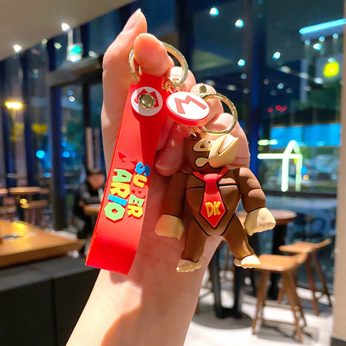 Wholesale Cartoon Princess Silicone Keychain Decorative Bag Charm MOQ≥2