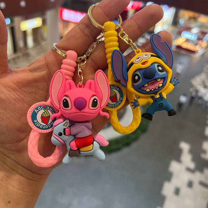 Wholesale Cute Creative Stitch Keychains JDC-KC-MiaoY072