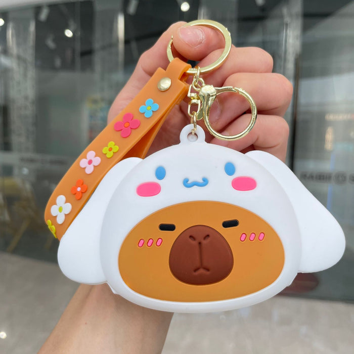 Wholesale Cartoon Coin Purse Doll PVC Keychain JDC-KC-YaoP004