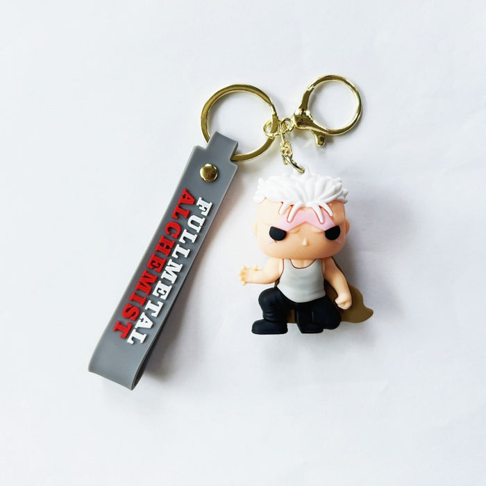 Wholesale PVC Cartoon Silicone Keychain JDC-KC-WuYi100