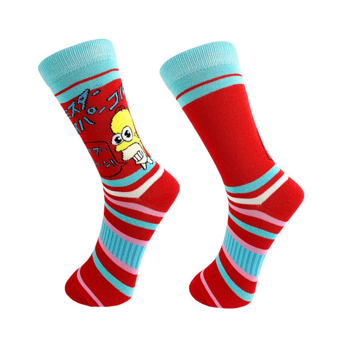 Wholesale Cotton Cartoon Tube Socks JDC-SK-YiYan009