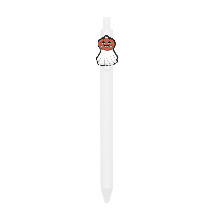 Wholesale  Ghost Polka Dot PVC Soft Gel Retractable Ballpoint Pen MOQ≥10