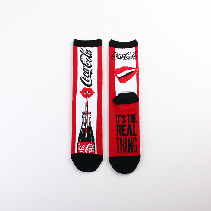 Wholesale Cartoon Polyester Mid Tube Socks (F) JDC-SK-JieQ001