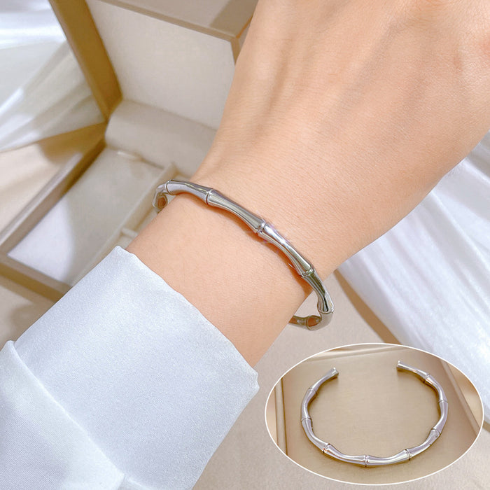 Wholesale Titanium Steel Simple Bracelet JDC-BT-LG007