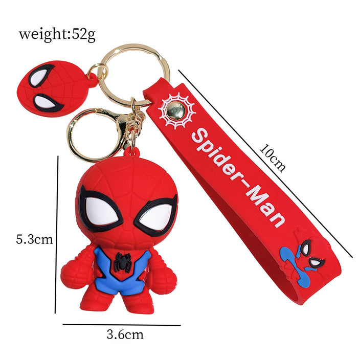 Wholesale Cartoon Silicone Doll Keychain JDC-KC-QiChao020