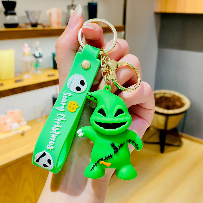 Wholesale Cartoon Doll Silicone Keychain JDC-KC-MingT262