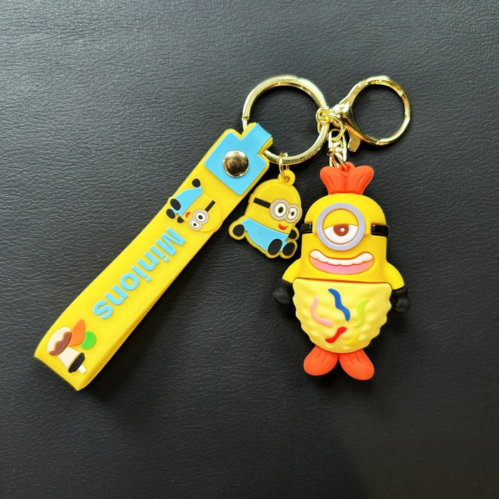 Wholesale PVC Cartoon Doll Keychain JDC-KC-WuYi117