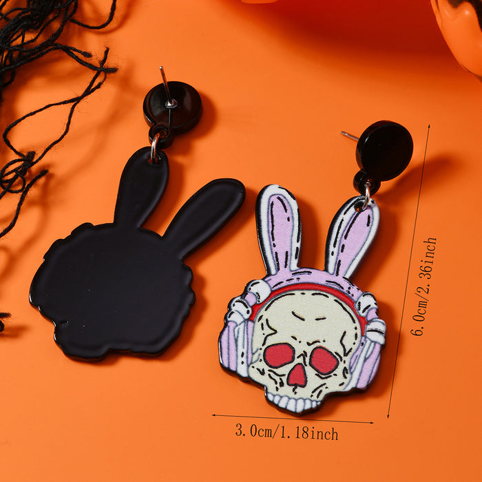 Wholesale  dark personality trend horror ghost animal funny earrings earrings