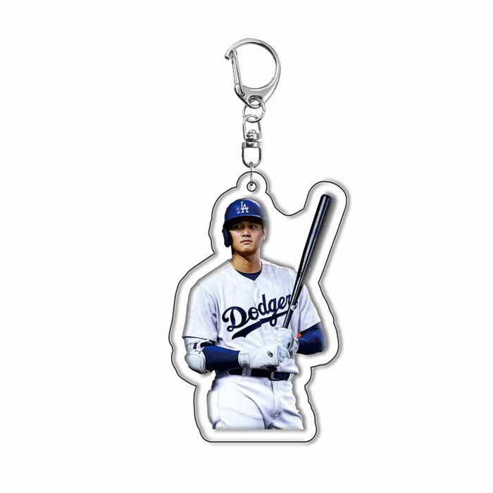 Wholesale Baseball Player Pitcher Acrylic Keychain Pendant