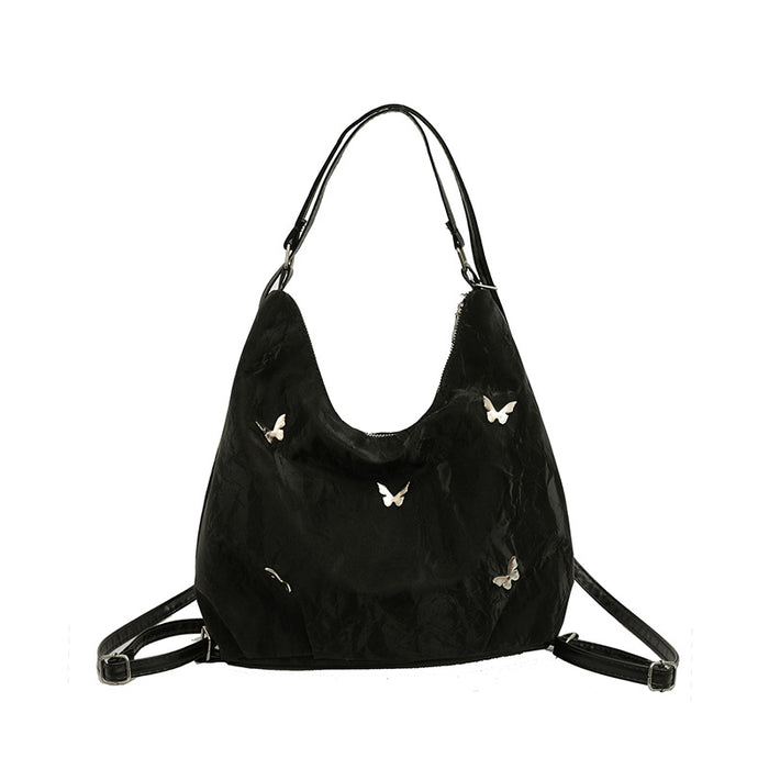 Wholesale Large capacity bag, high-end feel, niche commuting tote bag, backpack, single shoulder, crossbody backpack