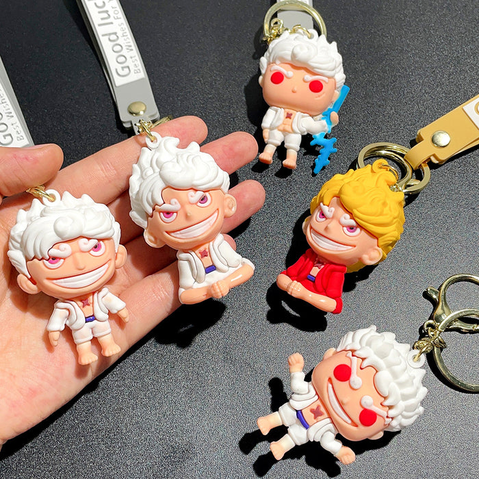 Wholesale Cartoon Silicone Doll Keychain JDC-KC-QiChao047