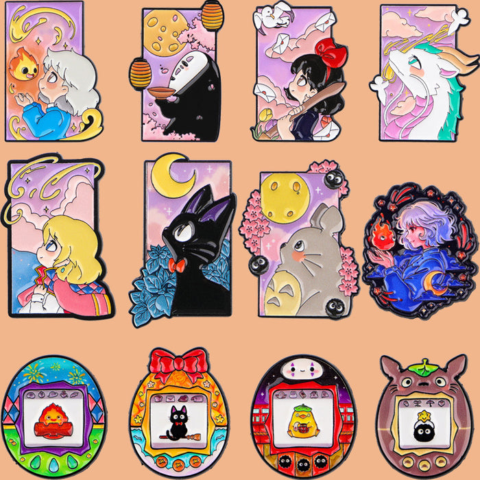 Wholesale 5pcs Popular Classic Anime Brooches