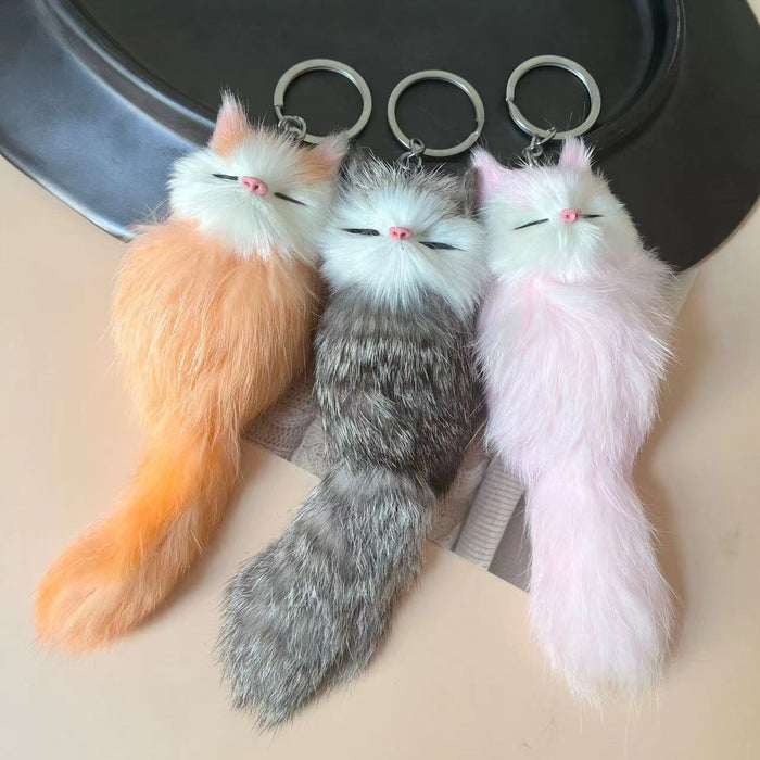 Wholesale Seto Rabbit Plush Little Fox Keychain JDC-KC-LiDu004