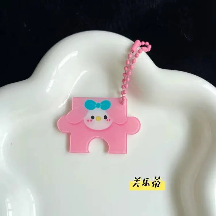 Wholesale Keychain  Cartoon Pendant Folding Puzzle Keychain