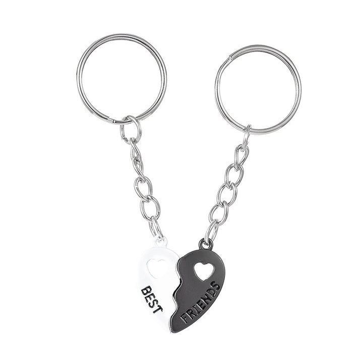 Wholesale Magnetic Heart Stainless Steel Keychain JDC-KC-JinZ008