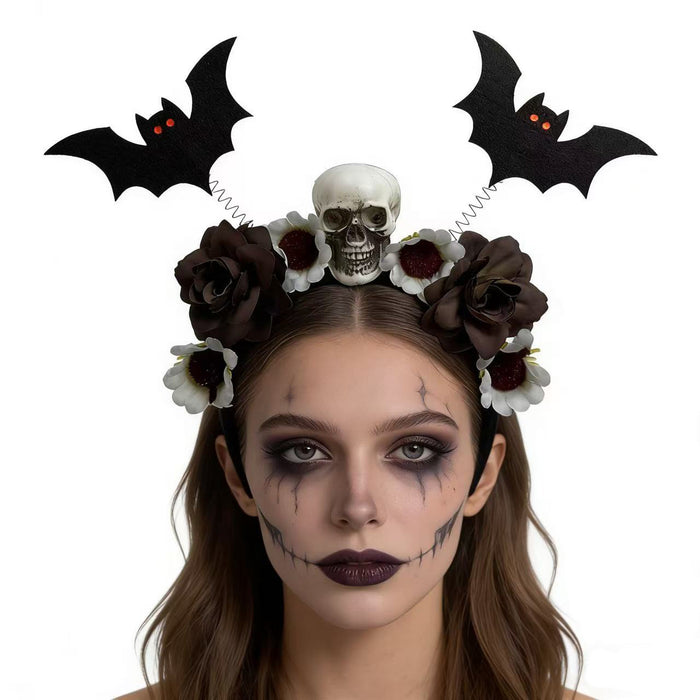 Wholesale  Bat Ghost Flower Headband Dark Style Party Decor Fashion Accessory Gift Resale
