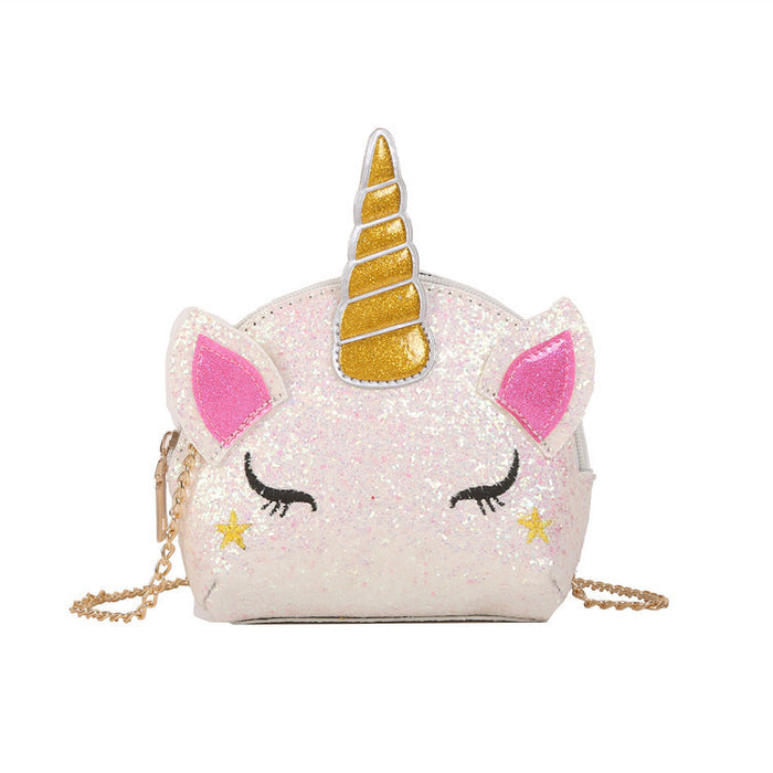 Wholesale Shoulder Bag PU Cartoon Cute Unicorn JDC-SD-ChunNiao001