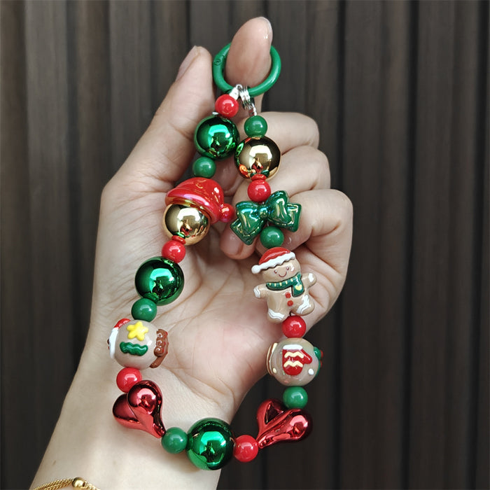 Wholesale Christmas series cartoon short keychains