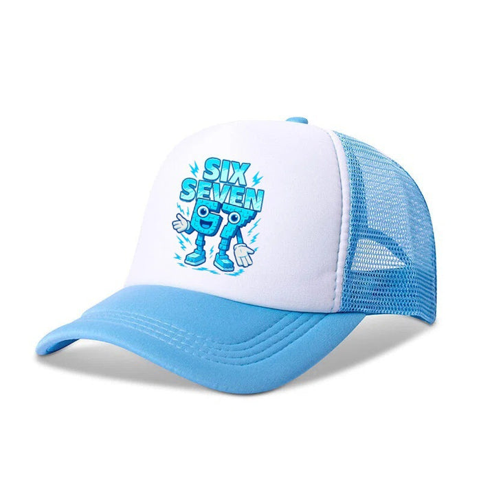 Wholesale Stylish Kids Cartoon Baseball Cap Breathable Mesh Unisex Sun Hat Extended Brim Fashion Accessory