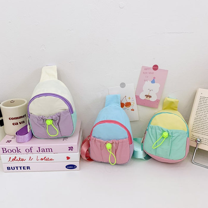 Wholesale Children's Chest Bag  Baby Small Satchel  Fashionable Backpack