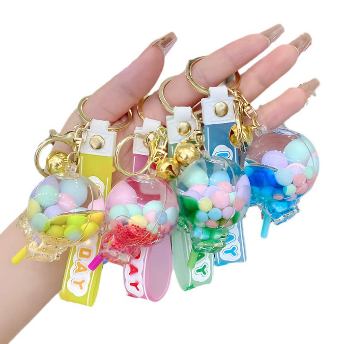 Wholesale Acrylic Oil Lollipop Keychain JDC-KC-SuXC005