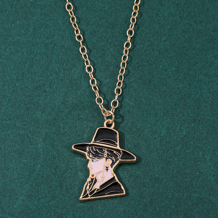 Wholesale KPop cartoon character necklace pendant