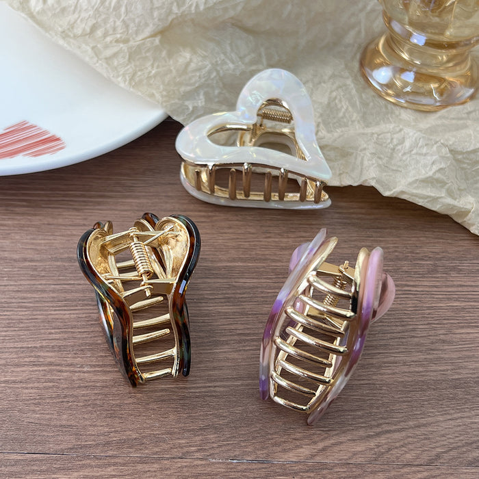 Wholesale Love Acetic Acid Clip Retro Temperament Hair Clips