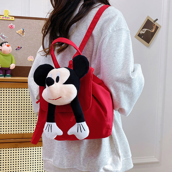 Wholesale Backpack Trendy Bag New Casual Cartoon Large Capacity Bucket Bag Canvas Bag