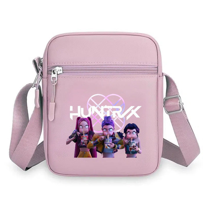 Wholesale Anime Cartoon Print Small Square Shoulder Bag For Boys Girls Cute PVC Crossbody Purse Fashion Accessory