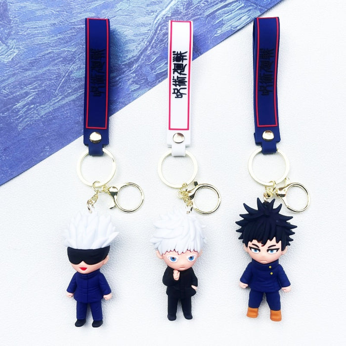 Wholesale PVC Cartoon Doll Keychain JDC-KC-WuYi020