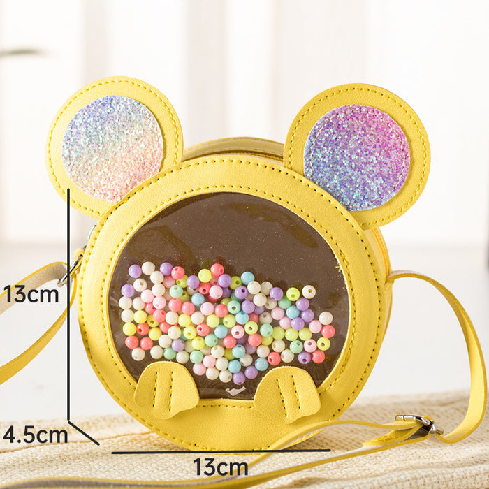 Wholesale Crossbody Bag,  Children' s Bag,  One-Shoulder Bunny Ears,  Little Girl' s Cute Cartoon Coin Purse