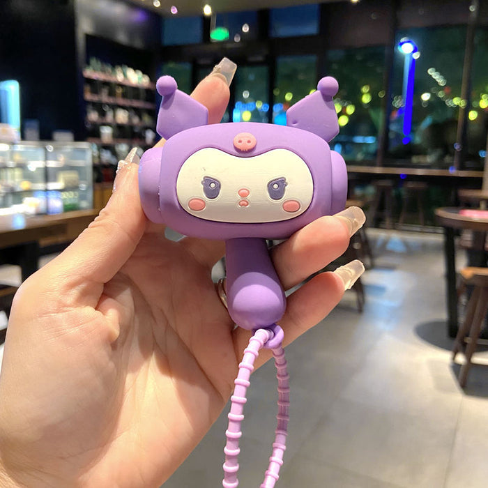 Wholesale Cute Panda Squeaky Hammer Keychain Decorative Accessory MOQ≥2