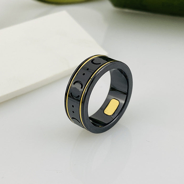 Wholesale Bee Planet Ceramic Ring JDC-RS-QingC003