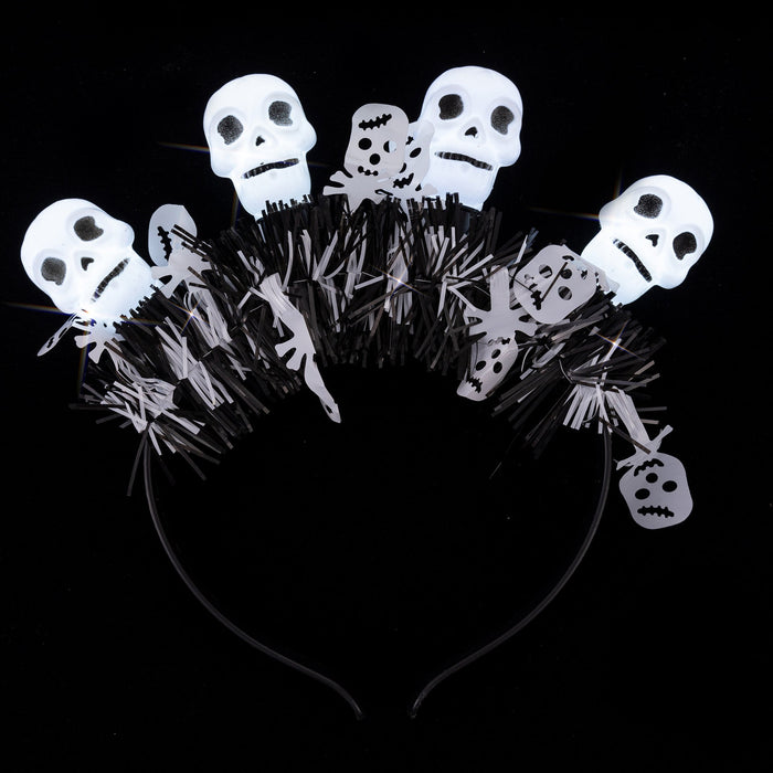 Wholesale Halloween Pumpkin Ghost Face PS Glow Hair Band JDC-HD-ChuanS001