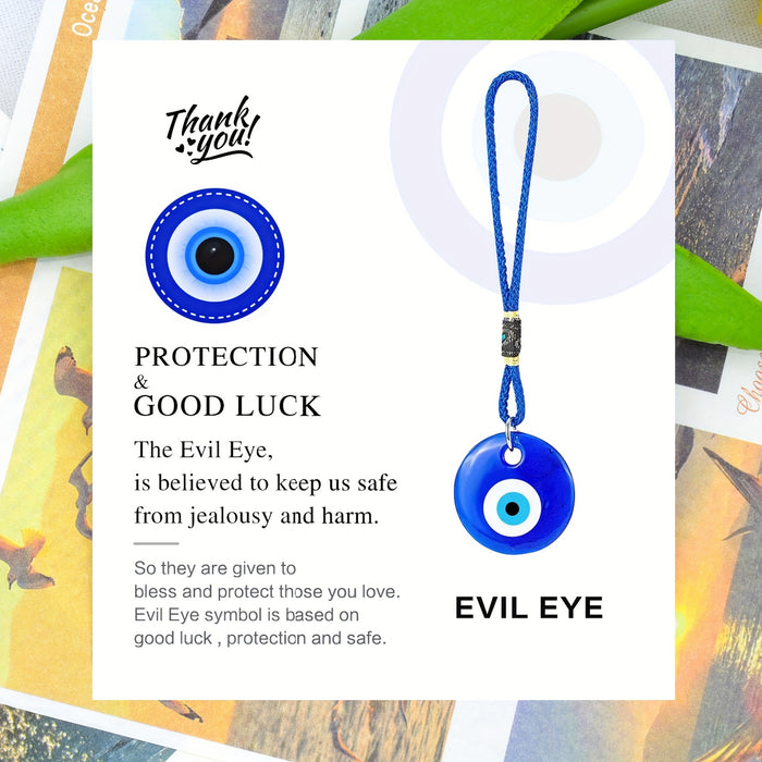 Wholesale PROTECTION GOOD LUCK Diamond-encrusted Evil Eye Keychain