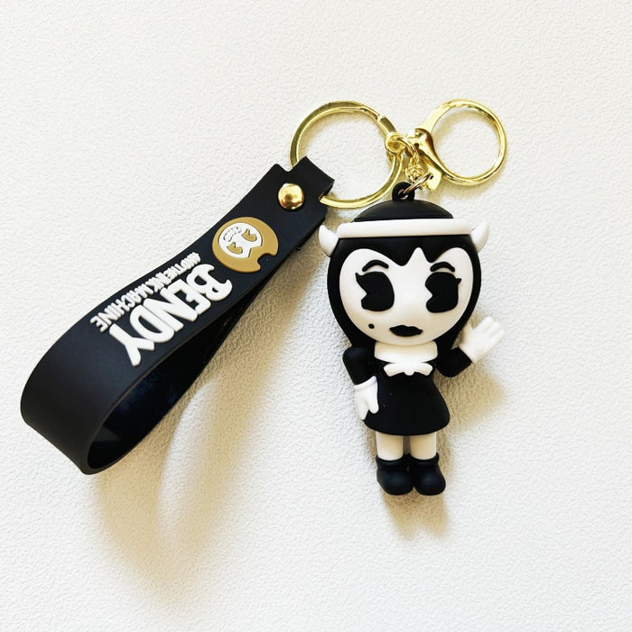 Wholesale Cartoon Dog Doll Silicone Keychain (F) JDC-KC-Chucheng001