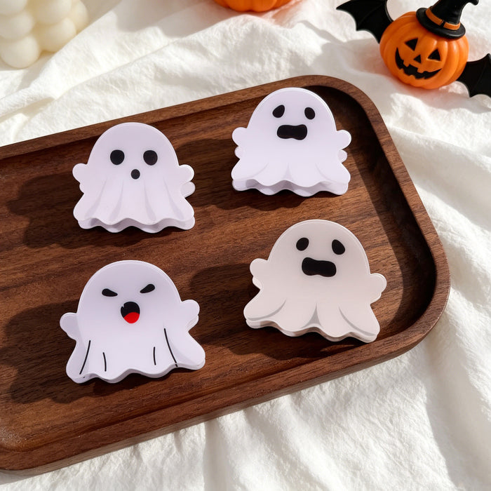 Wholesale PVC  Ghost Shark Hair Claw Clip Funny Hair Gripper For Festive Everyday Styling And Boutique Resale