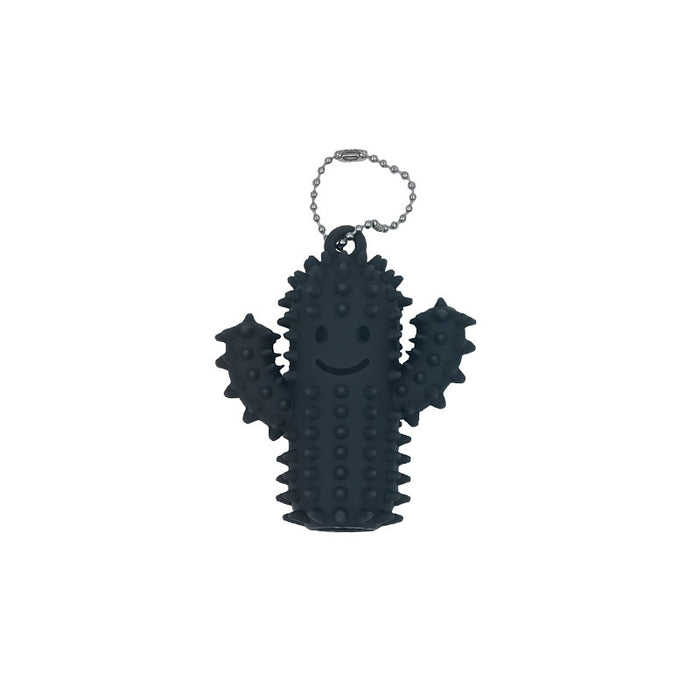 Wholesale New silicone cactus decompression keychain keychain