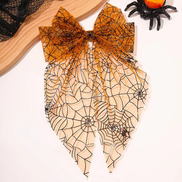 Wholesale Pumpkin Ghost Headband with Web Bow Decorative